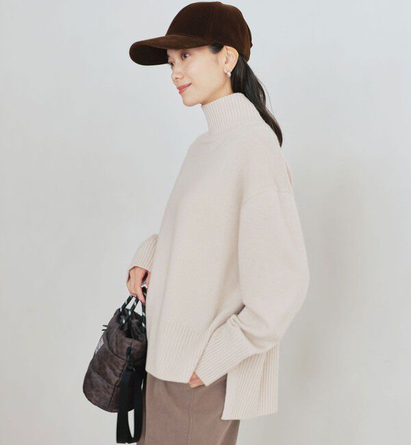 UNITED ARROWS green label relaxing「［size SHORTあり］SERENITY ハイネック プルオーバー ニット」|ニット・セーター|