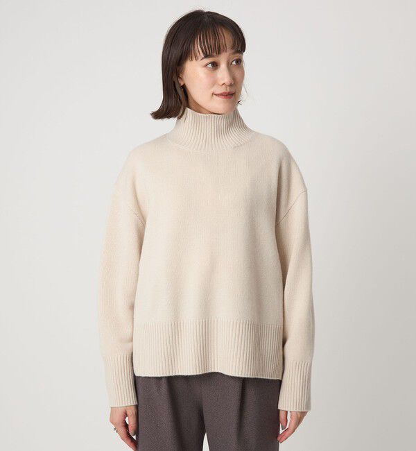 UNITED ARROWS green label relaxing「［size SHORTあり］SERENITY ハイネック プルオーバー ニット」|ニット・セーター|