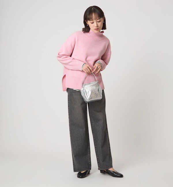 UNITED ARROWS green label relaxing「［size SHORTあり］SERENITY ハイネック プルオーバー ニット」|ニット・セーター|