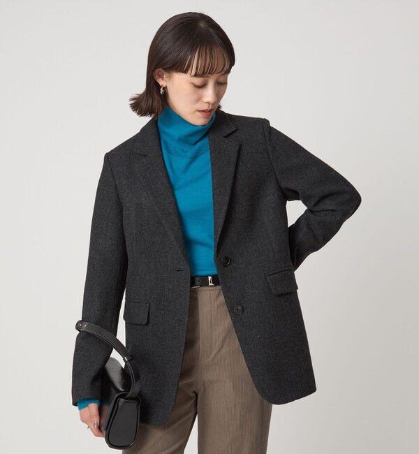 UNITED ARROWS green label relaxing「［size SHORTあり］ウーリー テーラード ジャケット」|テーラードジャケット|