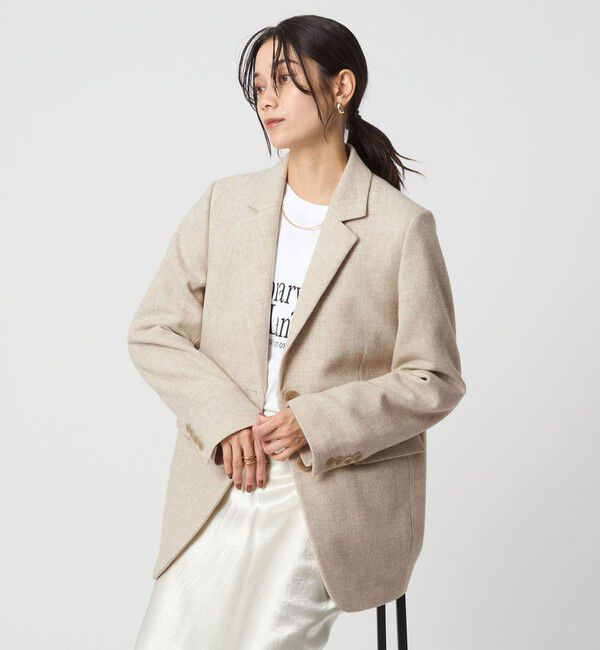 UNITED ARROWS green label relaxing「［size SHORTあり］ウーリー テーラード ジャケット」|テーラードジャケット|