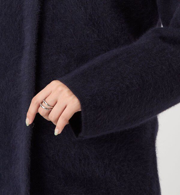 UNITED ARROWS green label relaxing「［size SHORTあり］FOXブレンド セッケツ ノーカラー カーディガン」|カーディガン|