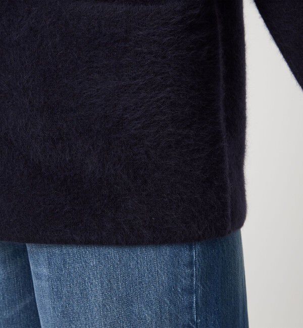 UNITED ARROWS green label relaxing「［size SHORTあり］FOXブレンド セッケツ ノーカラー カーディガン」|カーディガン|