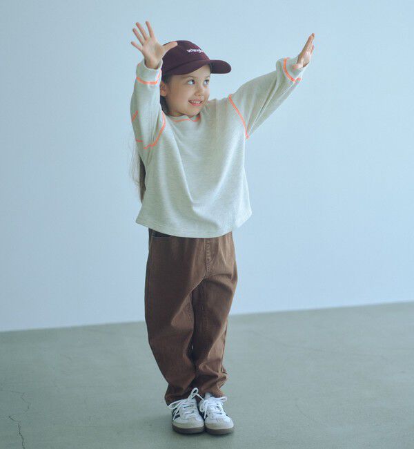 UNITED ARROWS green label relaxing「ハニカム 配色 プルオーバー / キッズ  100cm-160cm」|Tシャツ・カットソー|