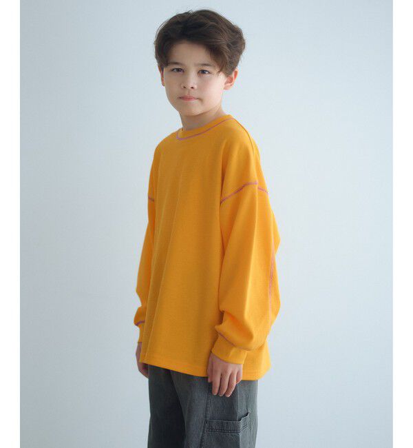 UNITED ARROWS green label relaxing「ハニカム 配色 プルオーバー / キッズ  100cm-160cm」|Tシャツ・カットソー|