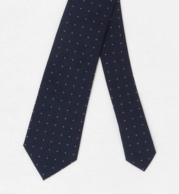 UNITED ARROWS green label relaxing「GLR シルク3 8.0cm ドット ネクタイ」|ネクタイ・蝶ネクタイ|