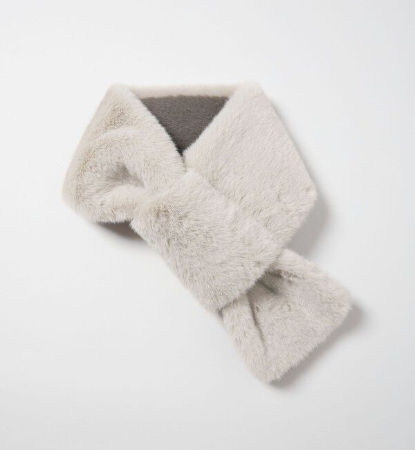 UNITED ARROWS green label relaxing「フェイクファー リバーシブル マフラー」|ストール|