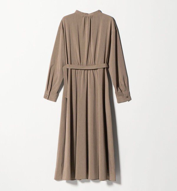 UNITED ARROWS green label relaxing「ウエスト ベルト ロングスリーブ ワンピース マシンウォッシャブル」|ワンピース|