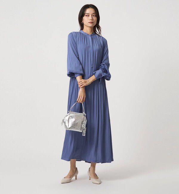 UNITED ARROWS green label relaxing「キリカエ ギャザー ワンピース 3」|ドレス|