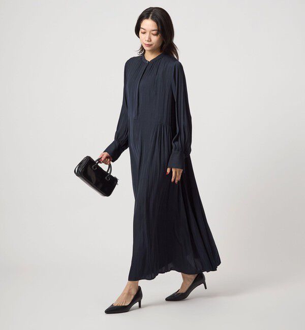 UNITED ARROWS green label relaxing「キリカエ ギャザー ワンピース 3」|ドレス|