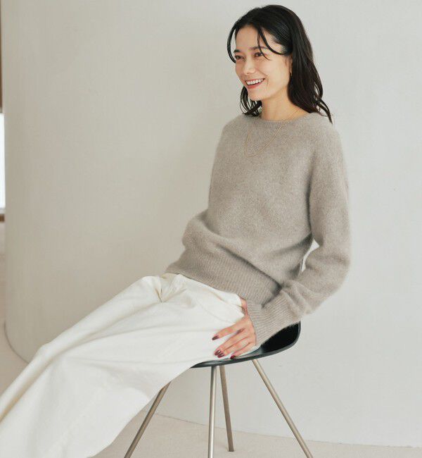 UNITED ARROWS green label relaxing「【結論シリーズ】ふれてヘアリーニット」|ニット・セーター|