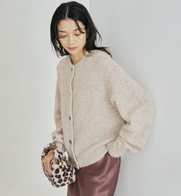 UNITED ARROWS green label relaxing「アルパカブレンド クルーネック カーディガン」|カーディガン|