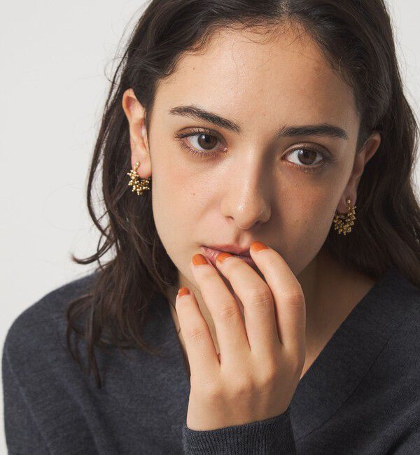 UNITED ARROWS green label relaxing「ツブツブ MIX スゥイング イヤリング 2」|イヤリング|