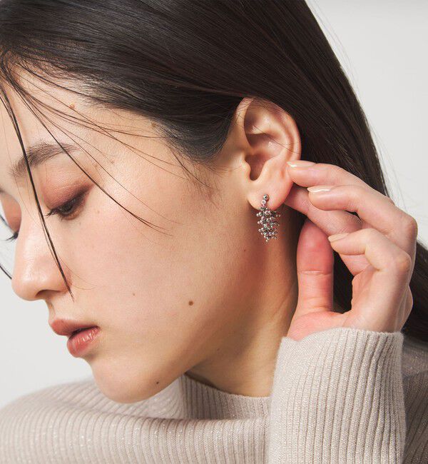 UNITED ARROWS green label relaxing「ツブツブ MIX スゥイング イヤリング 2」|イヤリング|