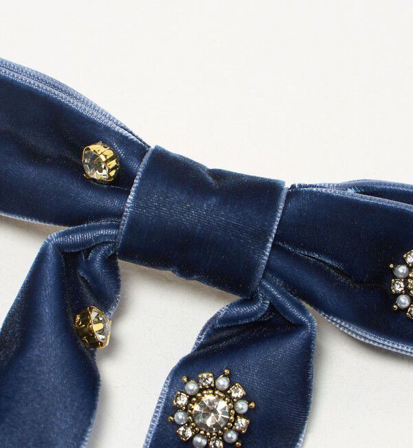 UNITED ARROWS green label relaxing「キラキラパーツ リボン バレッタ」|ヘアバンド|