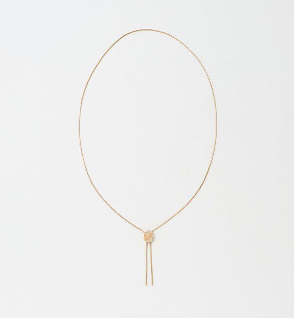 UNITED ARROWS green label relaxing「オーバルカラー スライド Yネックレス」|ネックレス|