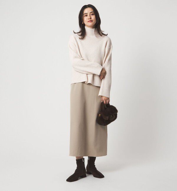 UNITED ARROWS green label relaxing「タートルネック ニット &times; キャミソールワンピース セット」|ワンピース|