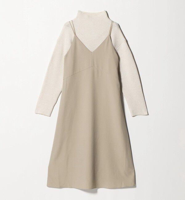 UNITED ARROWS green label relaxing「タートルネック ニット &times; キャミソールワンピース セット」|ワンピース|