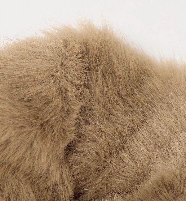 UNITED ARROWS green label relaxing「フェイクファー メタルリング シュシュ」|ヘアゴム・シュシュ|