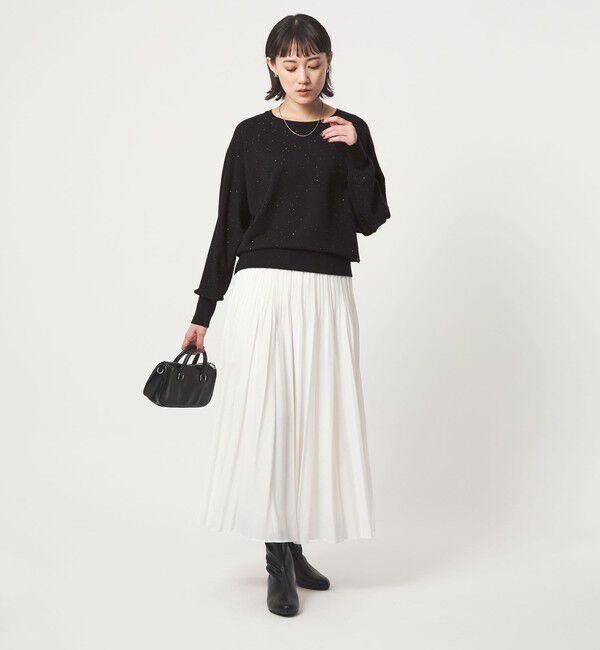 UNITED ARROWS green label relaxing「スパンコール プルオーバー ニット」|ニット・セーター|