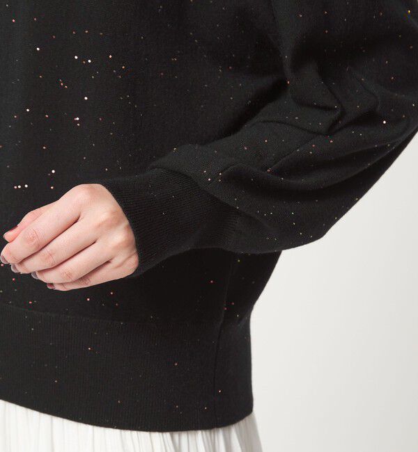 UNITED ARROWS green label relaxing「スパンコール プルオーバー ニット」|ニット・セーター|