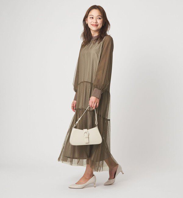 UNITED ARROWS green label relaxing「チュール ティアード ワンピース」|ドレス|