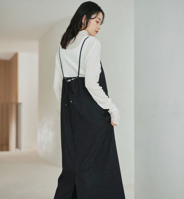 UNITED ARROWS green label relaxing「［size SHORTあり］ライト サキソニー キャミソール ワンピース ウォッシャブル」|ワンピース|