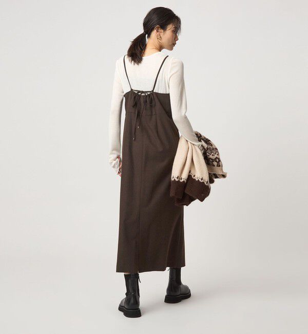 UNITED ARROWS green label relaxing「［size SHORTあり］ライト サキソニー キャミソール ワンピース ウォッシャブル」|ワンピース|