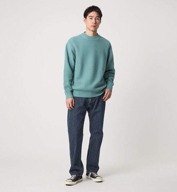 UNITED ARROWS green label relaxing「ハミルトンラム ワイドネック ニット」|ニット・セーター|