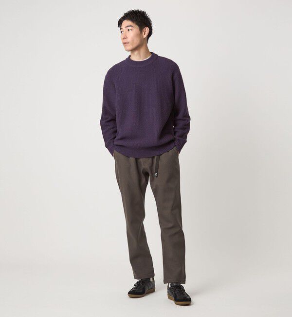 UNITED ARROWS green label relaxing「ハミルトンラム ワイドネック ニット」|ニット・セーター|