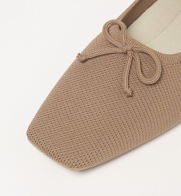 UNITED ARROWS green label relaxing「ウェルネス スクエア バレエシューズ / フラットシューズ 撥水 ウォッシャブル」|バレエシューズ|