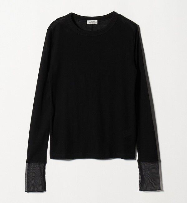 UNITED ARROWS green label relaxing「チュール ドッキング シアー プルオーバー」|Tシャツ・カットソー|