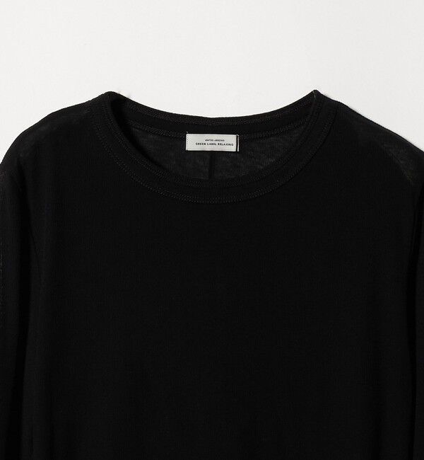 UNITED ARROWS green label relaxing「チュール ドッキング シアー プルオーバー」|Tシャツ・カットソー|
