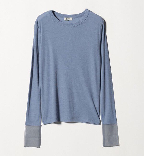 UNITED ARROWS green label relaxing「チュール ドッキング シアー プルオーバー」|Tシャツ・カットソー|