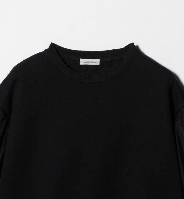 UNITED ARROWS green label relaxing「【WEB限定】＜at ease＞チュール ドッキング スウェット プルオーバー」|スウェット・ジャージ|