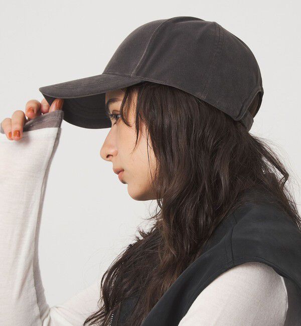 UNITED ARROWS green label relaxing「起毛バイザー キャップ / 帽子」|キャップ・キャスケット|DK.GRAY