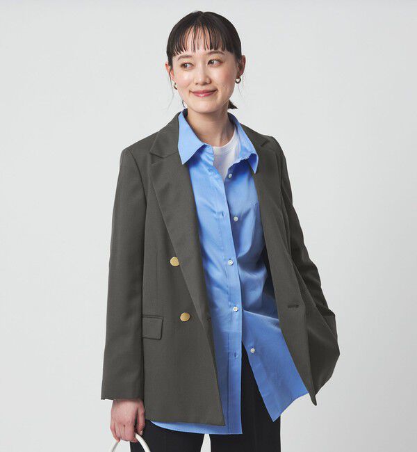 UNITED ARROWS green label relaxing「［size SHORTあり］Greed グリード ダブル ジャケット ウォッシャブル」|テーラードジャケット|