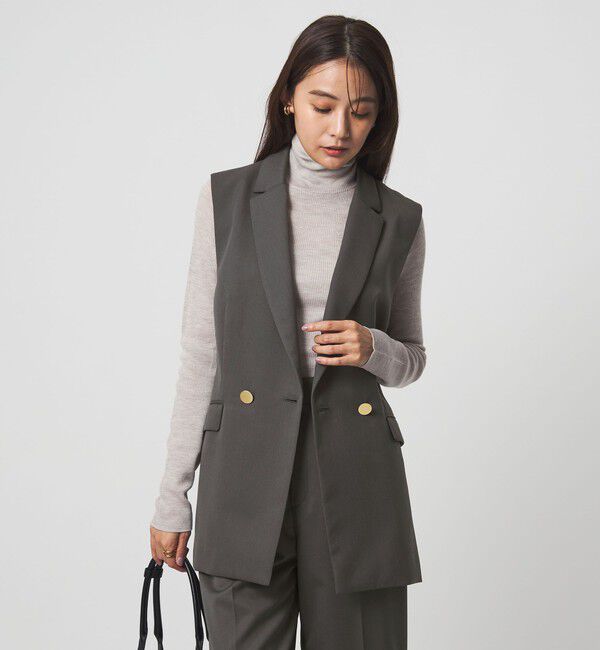 UNITED ARROWS green label relaxing「Greed グリード テーラード ジレ ウォッシャブル」|ベスト・ジレ|