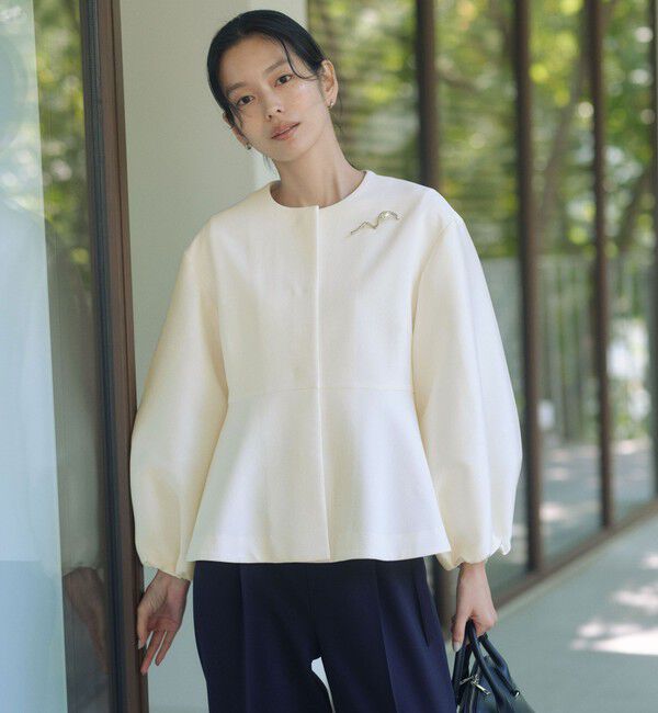 UNITED ARROWS green label relaxing「［size SHORTあり］fleurie(フルリー) フォルム ジャケット」|ノーカラージャケット|