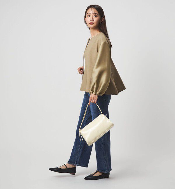 UNITED ARROWS green label relaxing「［size SHORTあり］fleurie(フルリー) フォルム ジャケット」|ノーカラージャケット|