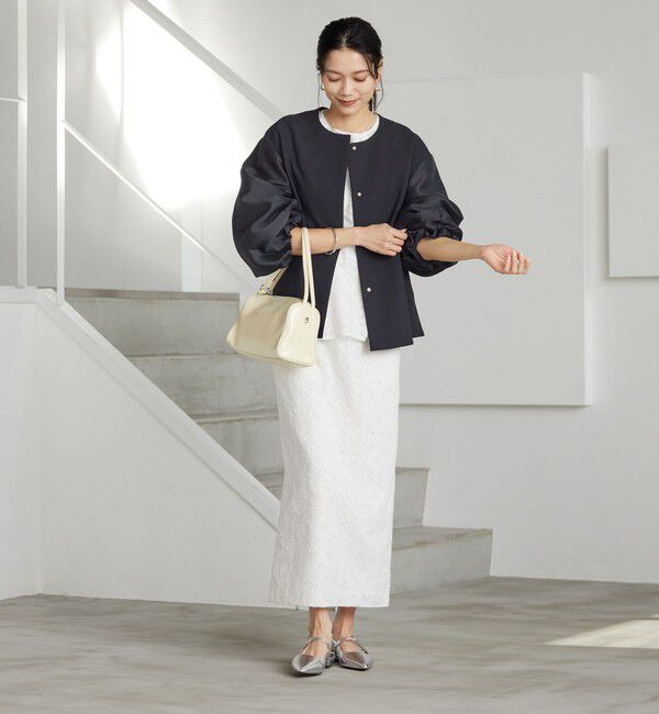 UNITED ARROWS green label relaxing「［size SHORTあり］fleurie(フルリー) フォルム ジャケット」|ノーカラージャケット|