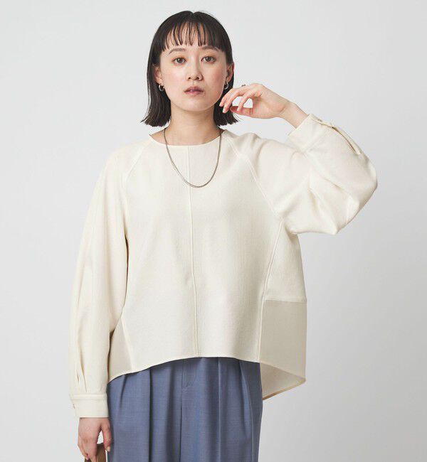 UNITED ARROWS green label relaxing「［size SHORTあり］fleurie(フルリー) フォルム プルオーバー ブラウス」|シャツ・ブラウス|