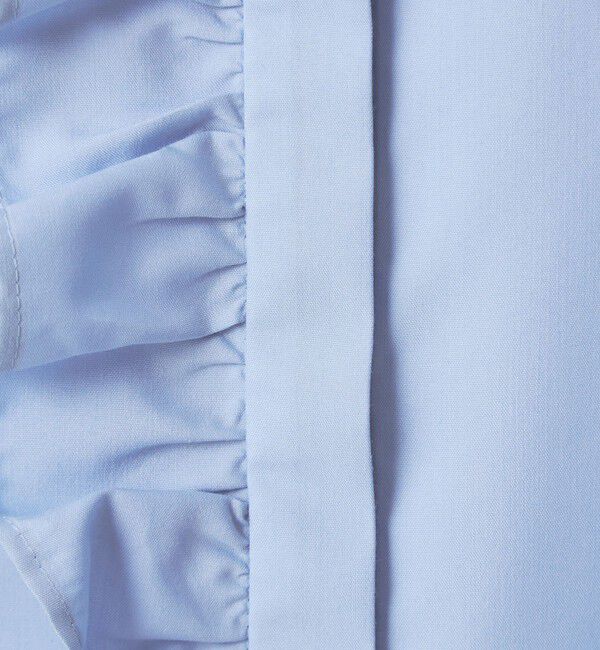 UNITED ARROWS green label relaxing「フリル ディテール ブラウス マシンウォッシャブル UVカット」|シャツ・ブラウス|