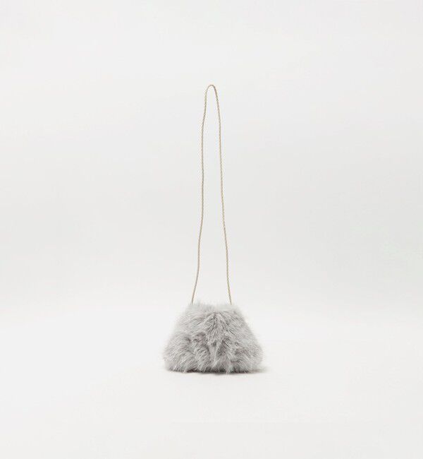 UNITED ARROWS green label relaxing「ラメ フェイクファー ポシェット  / キッズ 」|リュック|