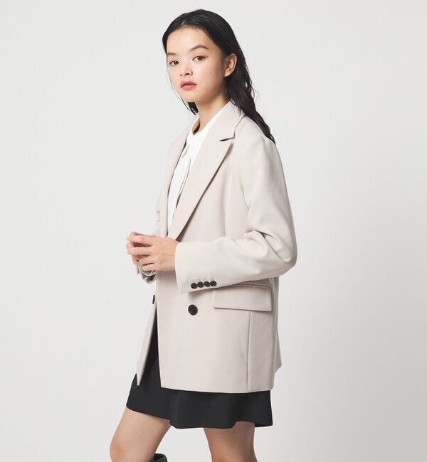 EMMEL REFINES「＜EMMEL REFINES＞EM TRダブルクロス ジャケット」|テーラードジャケット|