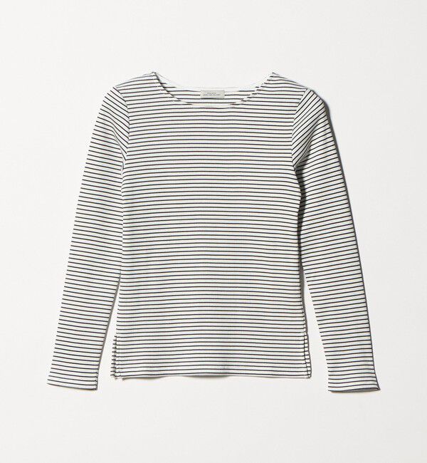 UNITED ARROWS green label relaxing「ブライトリブ ボートネック ロングスリーブ カットソー」|Tシャツ・カットソー|