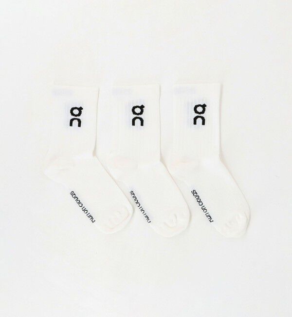 UNITED ARROWS green label relaxing「＜On＞3P ソックス  /靴下」|ソックス|WHITE