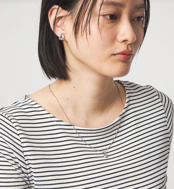 UNITED ARROWS green label relaxing「クリア シズク＆メタルフレーム ネックレス」|ネックレス|