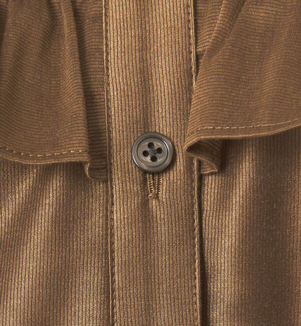 UNITED ARROWS green label relaxing「カールマイヤー ヨーク フリル ブラウス マシンウォッシャブル 通気性」|シャツ・ブラウス|