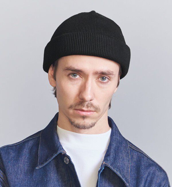 BEAUTY&YOUTH UNITED ARROWS「＜Racal＞ ロール ニットキャップ」|ニット帽|BLACK